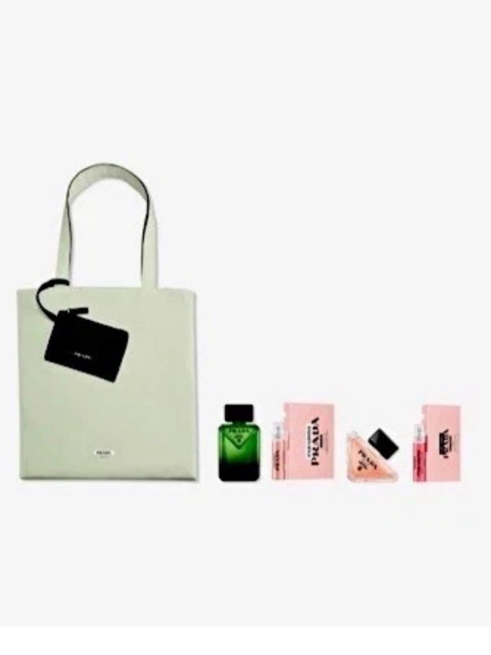 Prada Paradoxe Mini Sample Size Spray Gift Set with Tote Bag